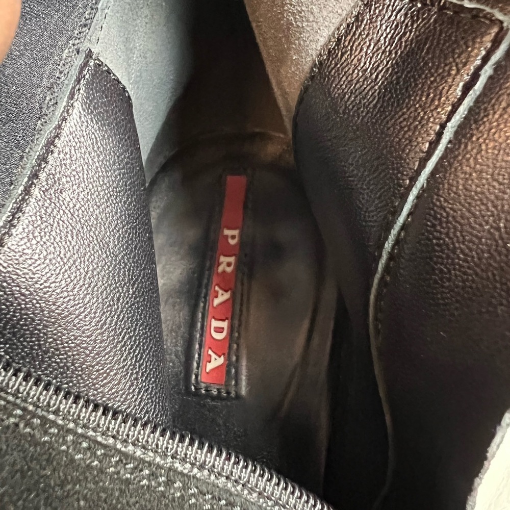 Prada tall suede heeled boots - Picture 15 of 15